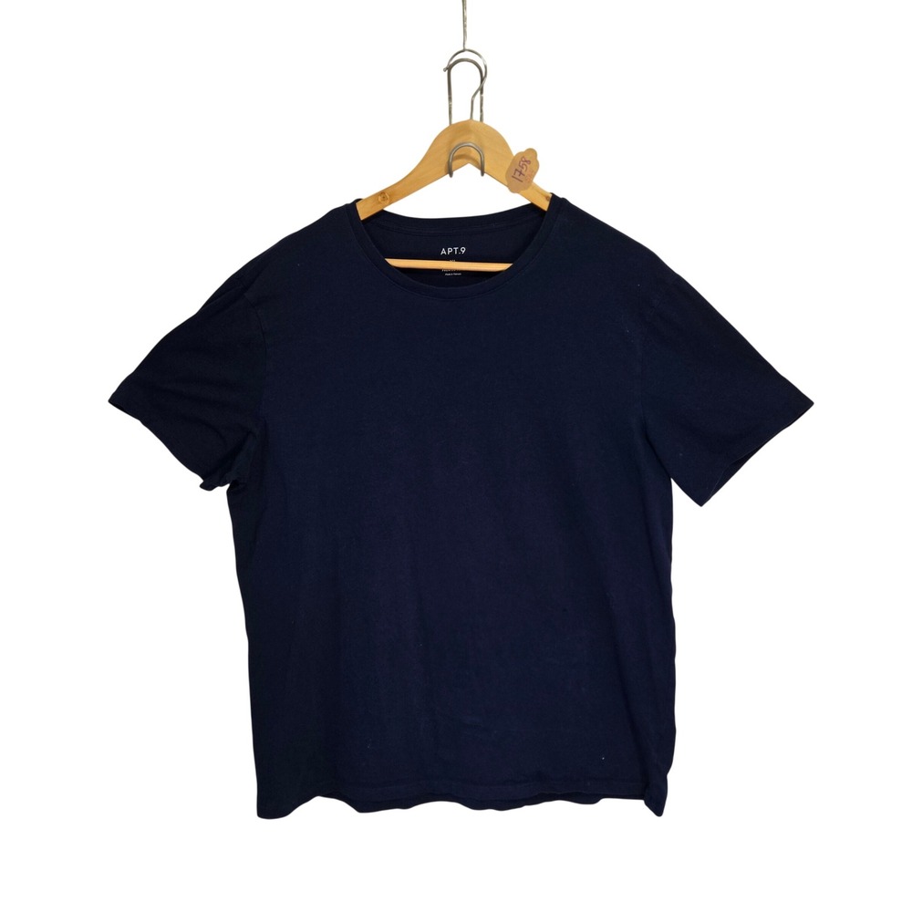 Apt. 9 Premier Flex Navy Blue Short Sleeve Crewneck T-Shirt XL MA61K998RS1